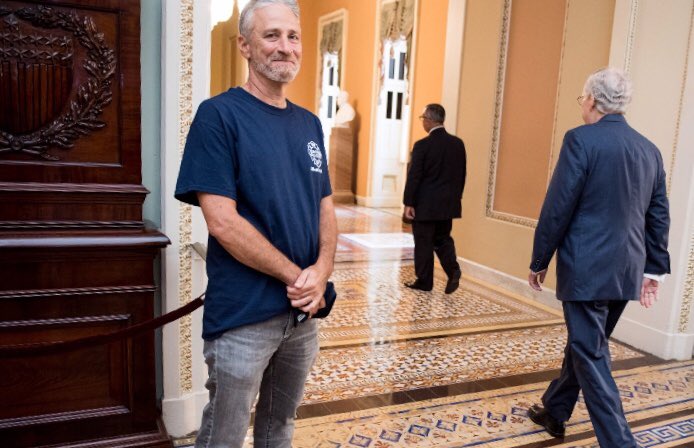 TerryDeanPepper's tweet photo. Brilliant. Jon Stewart rocks! #victimcompensationfund https://t.co/1cMkXSiEvc