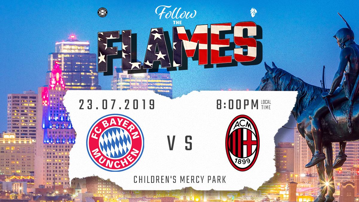 acmilan's tweet photo. #ICC2019
Kick-off is fast approaching. Are you ready? 🔥🔥🔥
Ci siamo ragazzi, siete pronti per il nostro debutto? 🔴⚫️
#FollowTheFlames https://t.co/l1SzfLxhi7