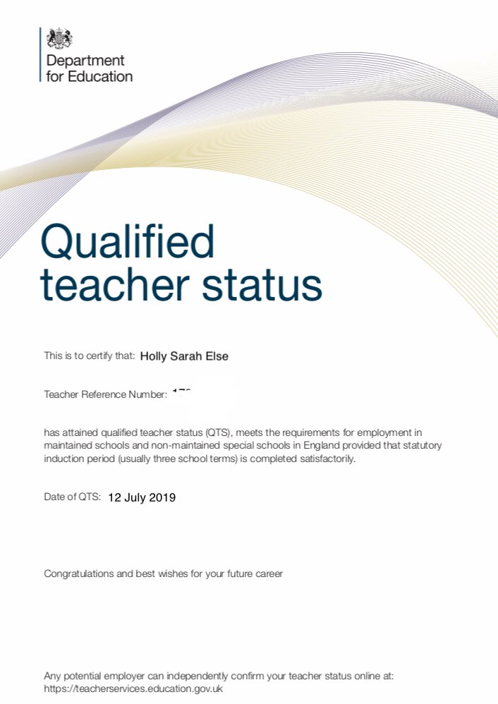 MrsElse1's tweet photo. Im officially qualified!!! 🙌🍾🎉 https://t.co/pBQVsDsphj