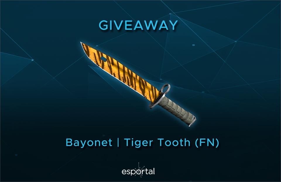 esportalSE's tweet image. 💥72h Giveaway!💥 
RT + Follow @esportalcom and comment why you wanna win here: beta.esportal.se/news/282 👈 

1 winner = ⚠️ Bayonet | Tiger Tooth (FN) ⚠️
30 winners =💞 $5 on lemondogs.com 💞