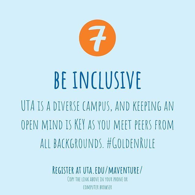 UTAOrientation's tweet photo. UTA is one of the top most diverse school in the nation! Maventure is an opportunity to hangout with many incoming students so allow yourself to meet new people from different cultures and backgrounds from you! 👍🏻👍��👍🏿💙
•
#maventure #utamaventure #uta23 #maverick #maverickmade https://t.co/dBuOWpYjkJ