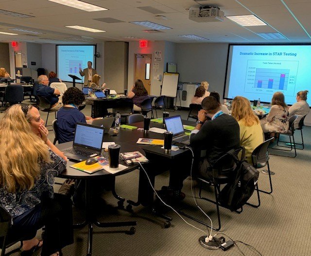 RenLearnUS's tweet photo. We're having a blast at the 2019 Renaissance/BOCES Partnership Workshop in Harrison, NY, with @GeneKerns! https://t.co/PleDr0LrJq