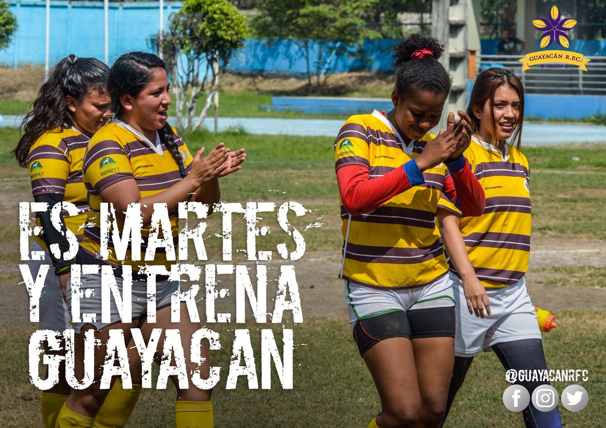 Entrena con nosotros y se parte de esta Familia!💛💜
Entrenamos en la cancha de la ciudadela Sauces 2, al lado del Colegio Clemente Yerovi. 
Martes y Jueves a las 20h00.
Masculino y Femenino
Te esperamos 💪🏾💪🏼💪🏾
#SomosGuayacan
#MaderaDeLaBuena
#Rugby #Guayaquil #FelizMartes