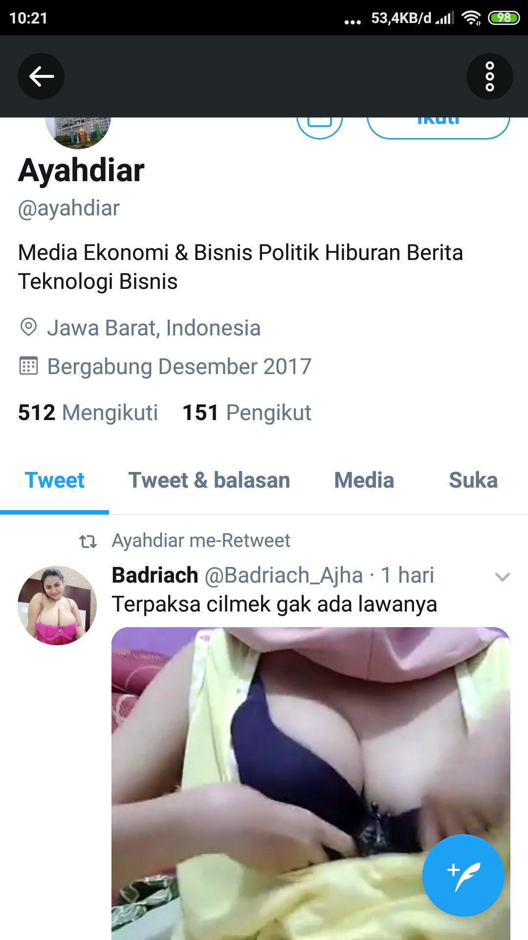 Ivano Ali Ridhla on X: @ayahdiar @joked2019 Cilmek itu apa si mas ? Mohon  penjelasan 🙏🙏 t.co9j3B8bZluO  X