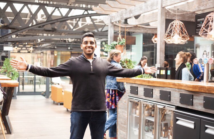‘My love for cocktails on tap is this big!’

Kuleen, Co-founder and full time hero, checking in on his favourite taps down at SOMA House in Spitalfields Market.