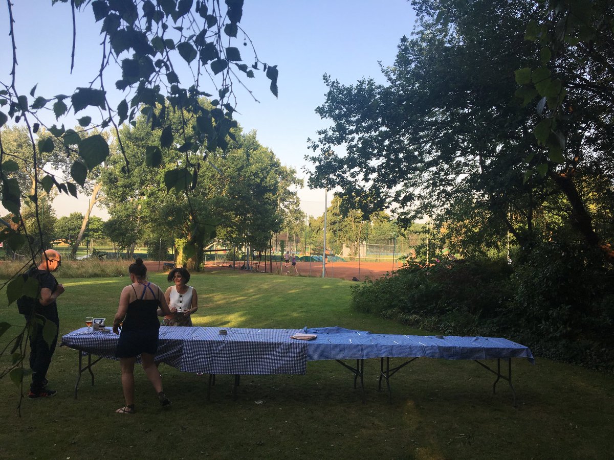 HanleyLTC's tweet photo. Getting ready for this evening women’s team post match dinner.  #tennis #crouchend #lta ⁦@Middlesexlta⁩ https://t.co/PQmYyPXjz1