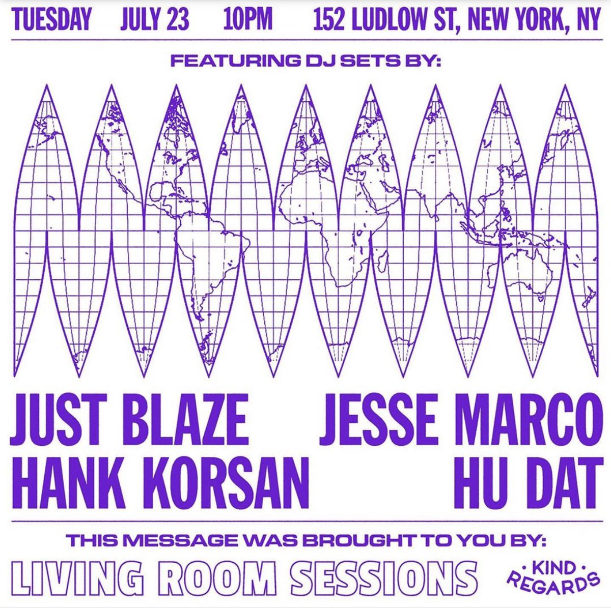 Also HIGHLY RECOMMENDED tonight

@lrsessionsnyc is back with <a href="/JustBlaze/">Just Blaze</a> <a href="/JesseMarco/">Jesse Marco</a> Hank Korsan and Hu Dat