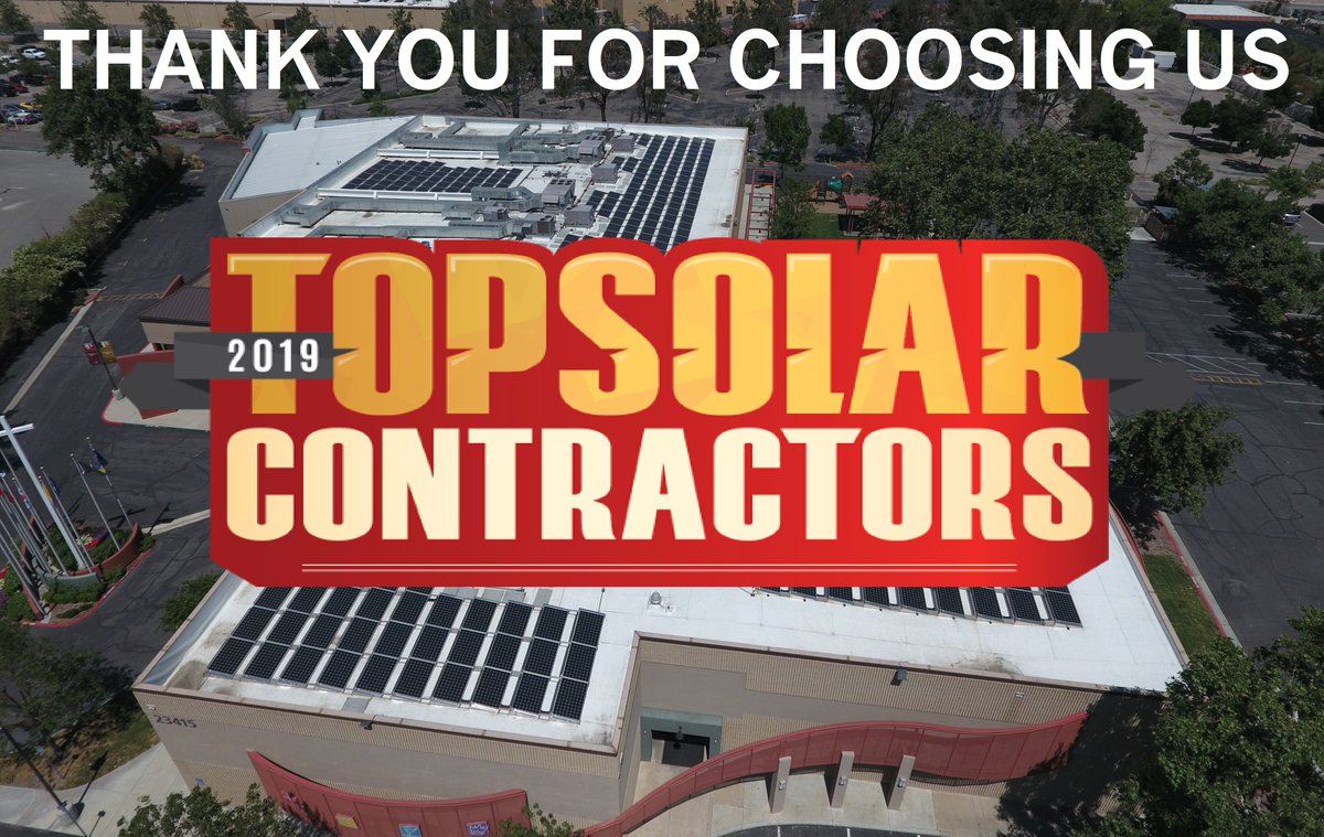 O3Energy's tweet photo. The 2019 Top Solar Contractors list is out!  Thanks, @SolarPowerWorld , for choosing us.  #topsolar19 https://t.co/S1ZADErj1c