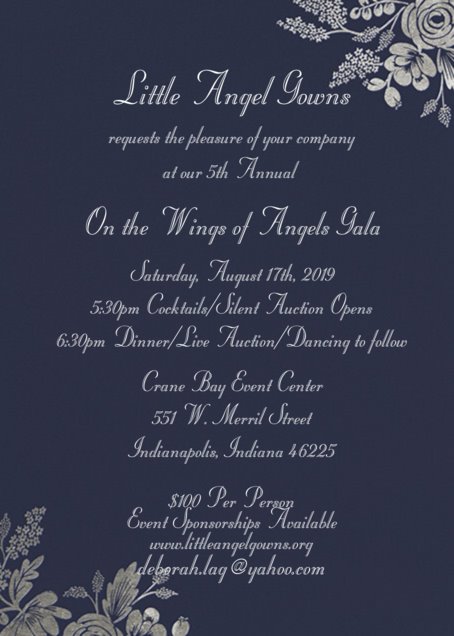 LittleAngelGown's tweet photo. Have you made your reservation yet!?? Please join us for a special evening! The keynote speaker this year will be the amazing Brooke Martin! You will not want to miss meeting her and hearing her story! Please share this post! Little Angel Gowns Brooke Martin #babyemmanoelle https://t.co/52IXo7Issu