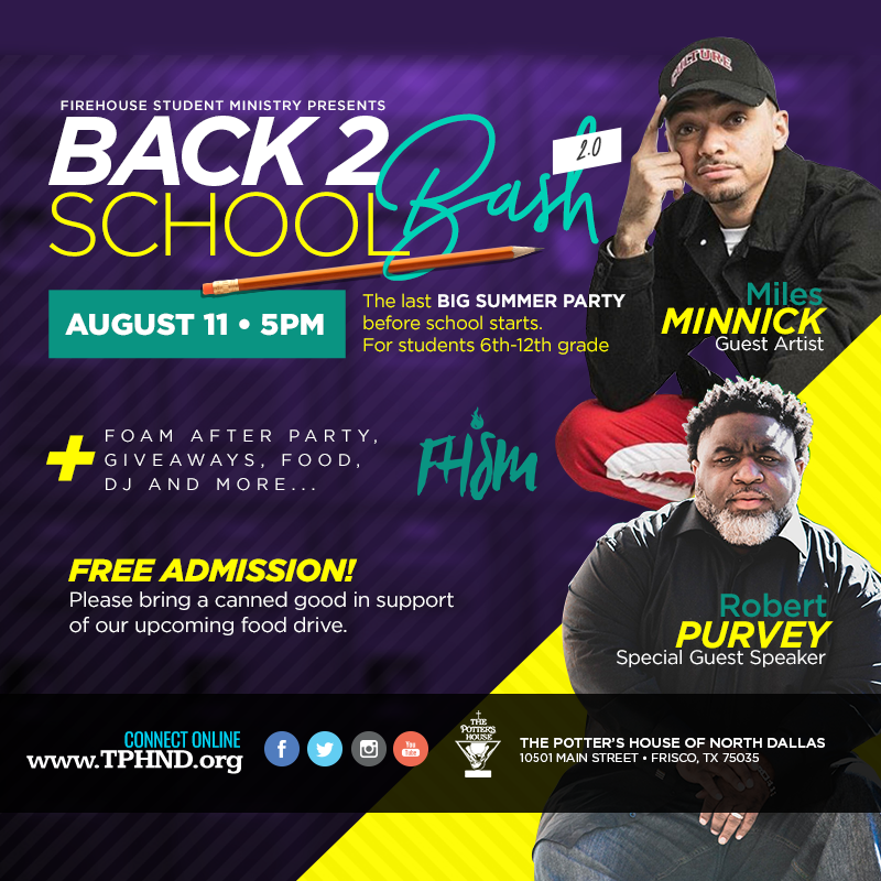 tphnorth's tweet photo. It's the LAST SUMMER PARTY before school starts! Join our guest Miles Minnick and Robert Purvey at Fire House North's Back 2 School Bash 2.0. August 11th at 5pm! #backtoschool #fhnorth #NorthDallasWins https://t.co/H2HOcCMihV