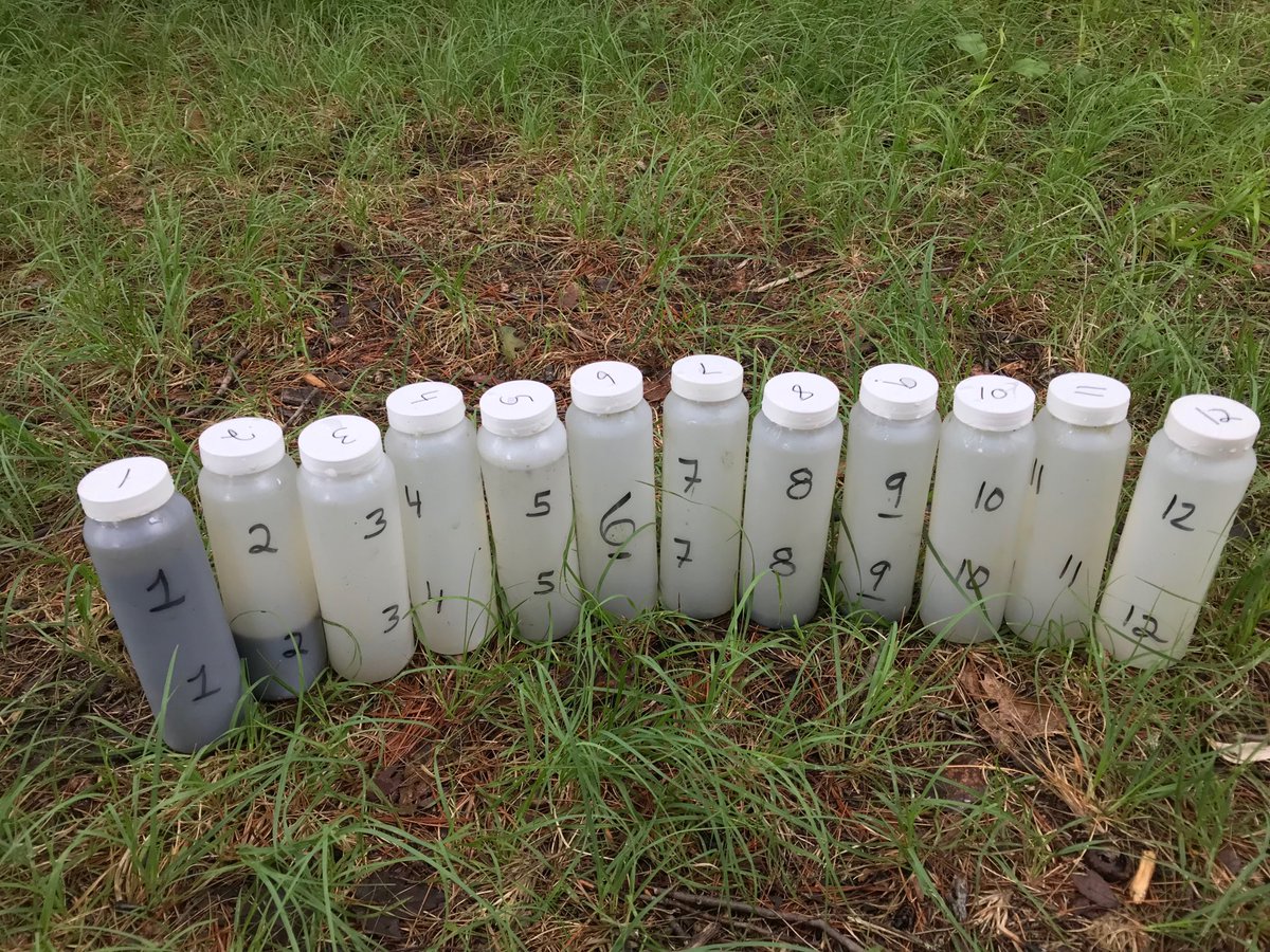 UMassBiogeochem's tweet photo. Sediment trap recovered today! And all bottles filled successfully! ⁦@UMassGeo⁩ ⁦ https://t.co/B4C6umsvNO