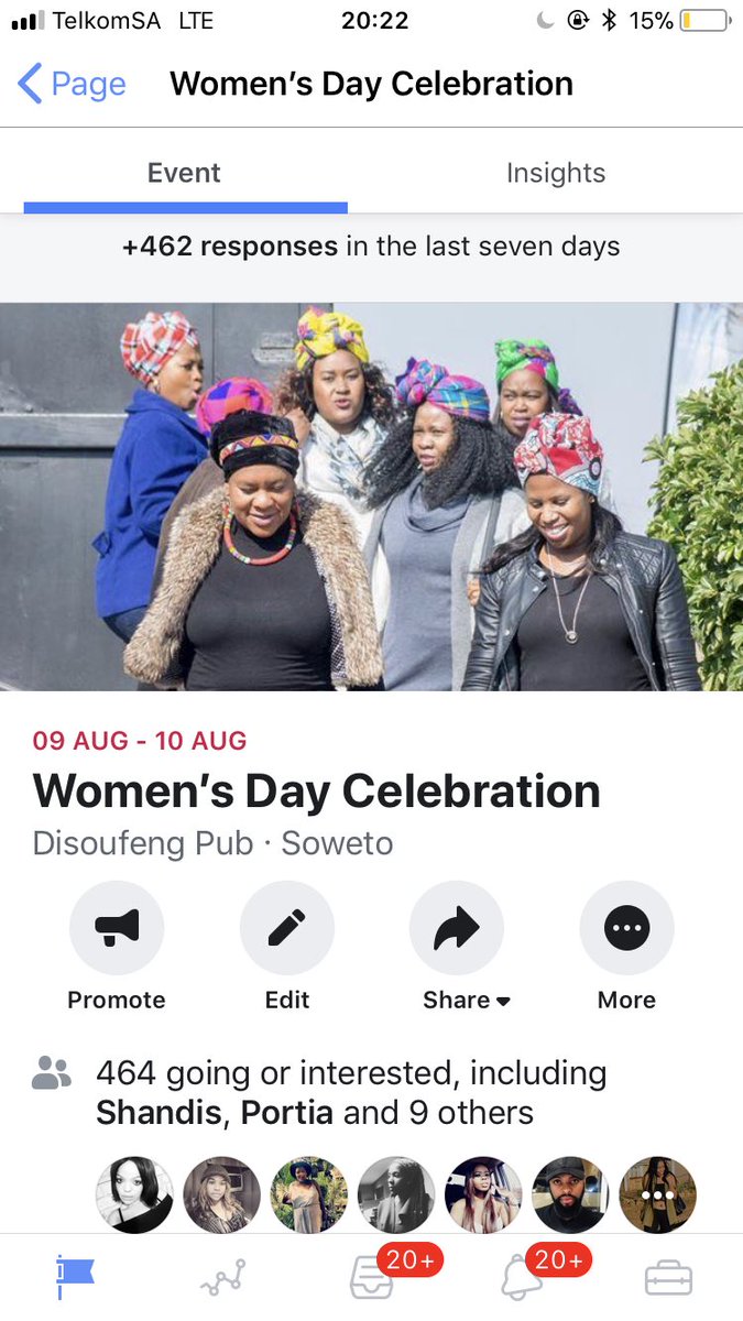https://www.facebook.com/events/2529218577135753/?ti=ia …
#WomensDay Celebration
09 August 2019
Tickets Available via
bookings@disoufengpub.co.za or 0613706102.
NO TICKETS WILL BE SOLD AT THE GATE!