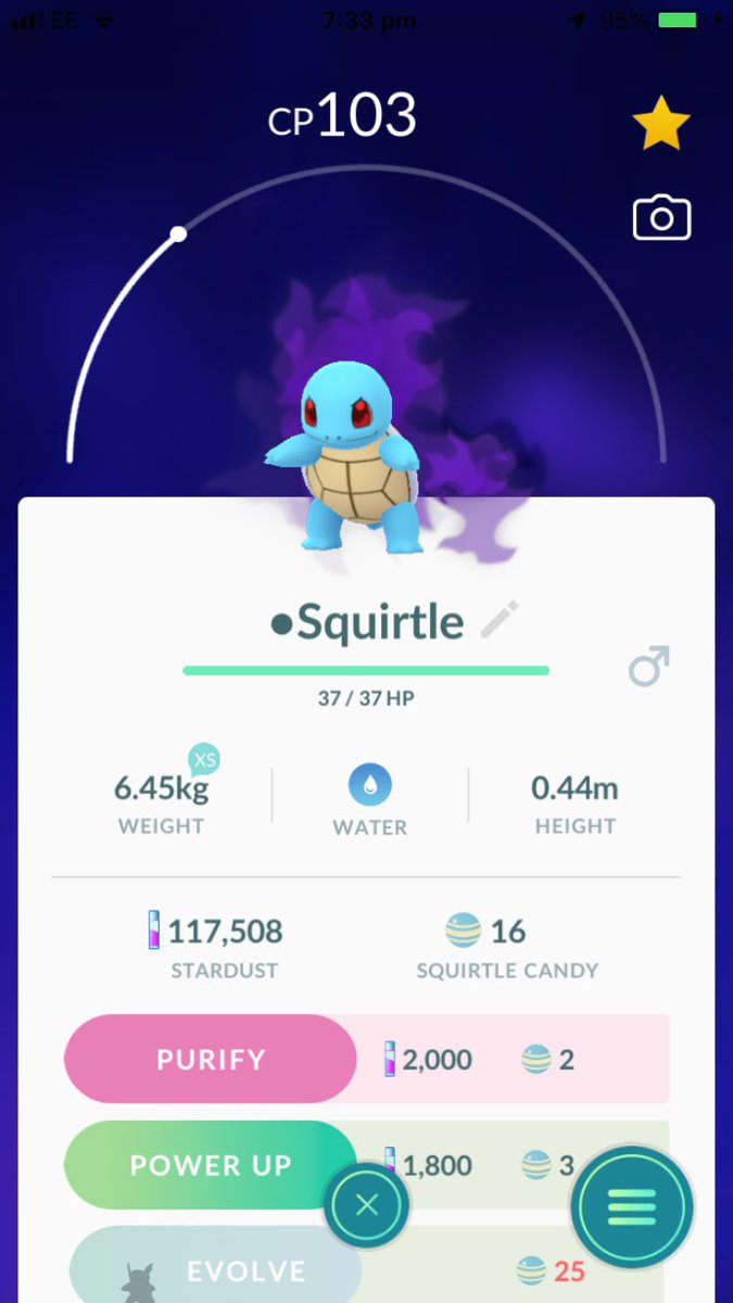 MudkipXGaming's tweet image. So shadow and purified Pokémon were released yesterday and honestly loving the mechanics behind them with team rocket 😃#PokemonGO #Teamrocketgo