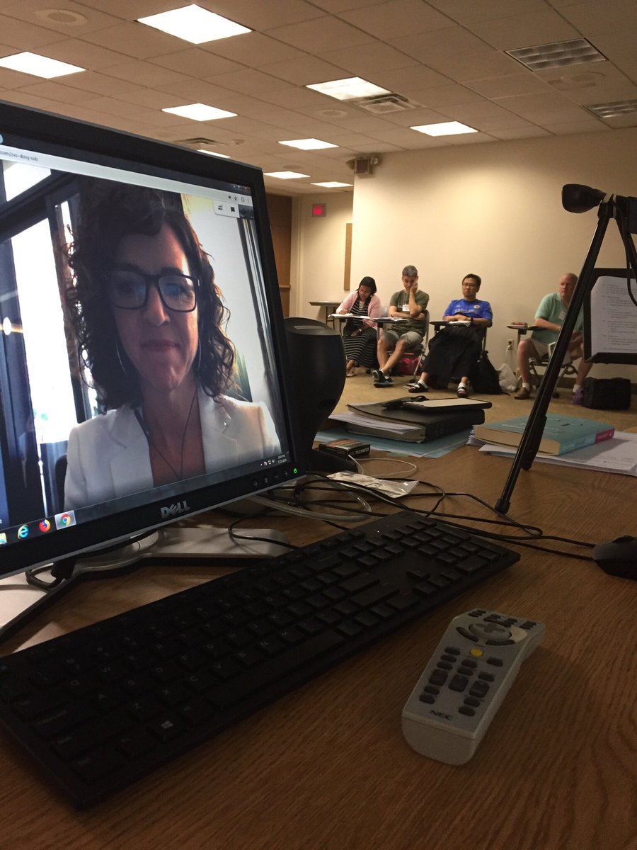 DrMartinSanders's tweet photo. Google hangout today with @kadicole and our Dmin cohorts about Developing Female Leaders her book is a great resource for all leaders, highly recommend. #atsdmin https://t.co/Cnxw5dYW0h