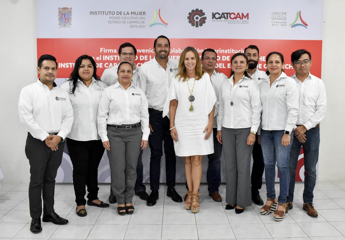 Firmaron convenio de colaboración el #IMEC e #ICATCAM, para impulsar la formación laboral como factor para lograr el desarrollo social y económico de la región, así como también se tomó la protesta a los integrantes que conformarán la Unidad de Igualdad de Género del instituto