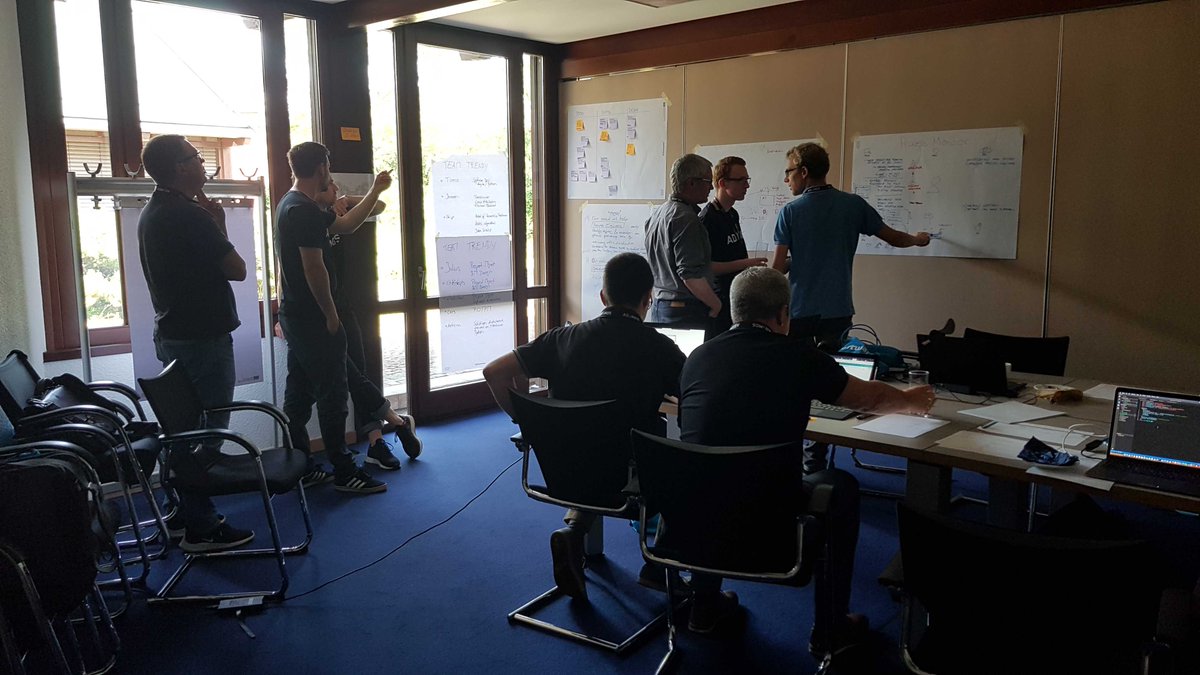 elunic's tweet photo. Dritter Tag #ADAMOS #Hackathon 4.4 mit motiviertem Team! @adamosgroup #Industrie40 #IIoT #elunic https://t.co/Fcy9qHrIV0 https://t.co/o9vYOfRFpt