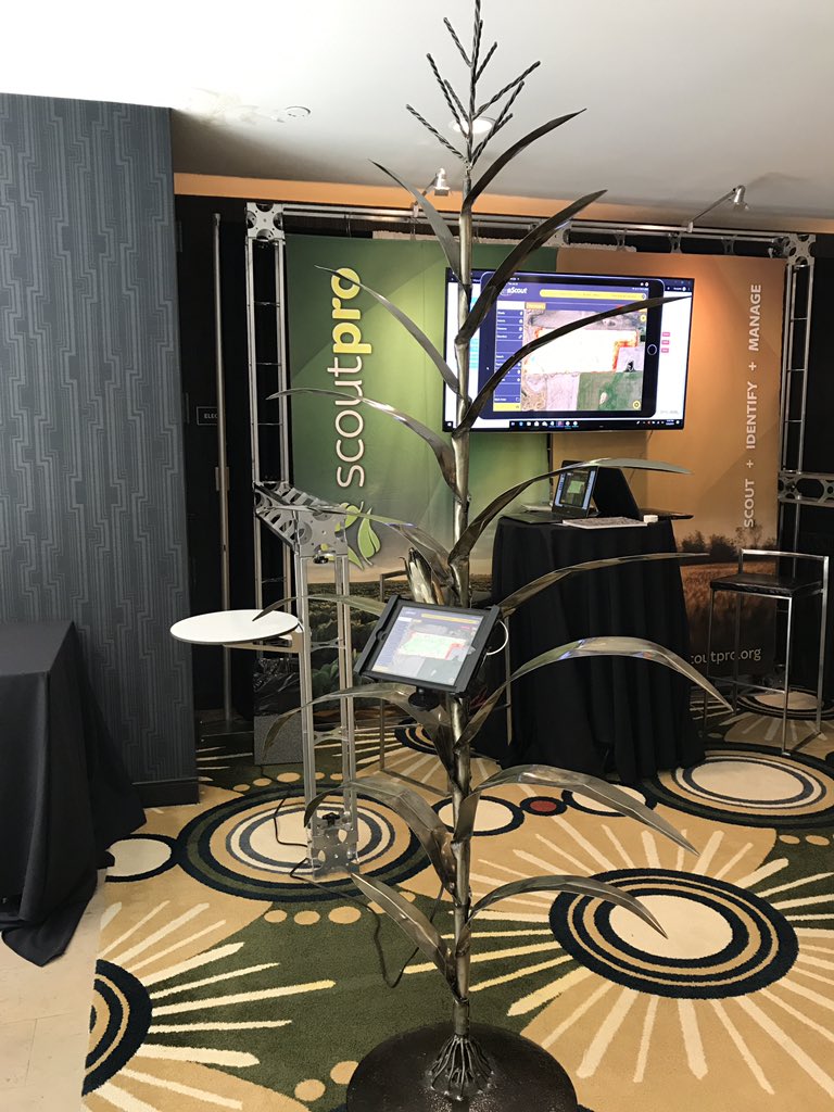pintsizedagro's tweet photo. Showcasing @farmers_edge imagery on the eScout and ScoutPro apps at @InfoAg! Come by the ScoutPro booth to view NDVI, Scouting and Variation layers integrated into these full suite scouting platforms. https://t.co/3gApe9aXjD