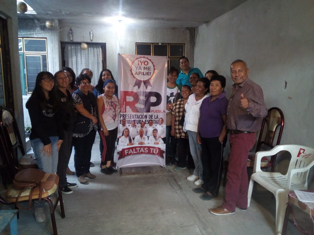 Rsp6519's tweet photo. Vamos por más afiliados a Redes Sociales Progresistas  del Estado de Puebla #pronto seremos partido @renefuji @Neder_oficial @othon1989 @OthonGJ @cirilo_salas @CiriloSalasH @ElbaEstherGM https://t.co/Ip3nwefite