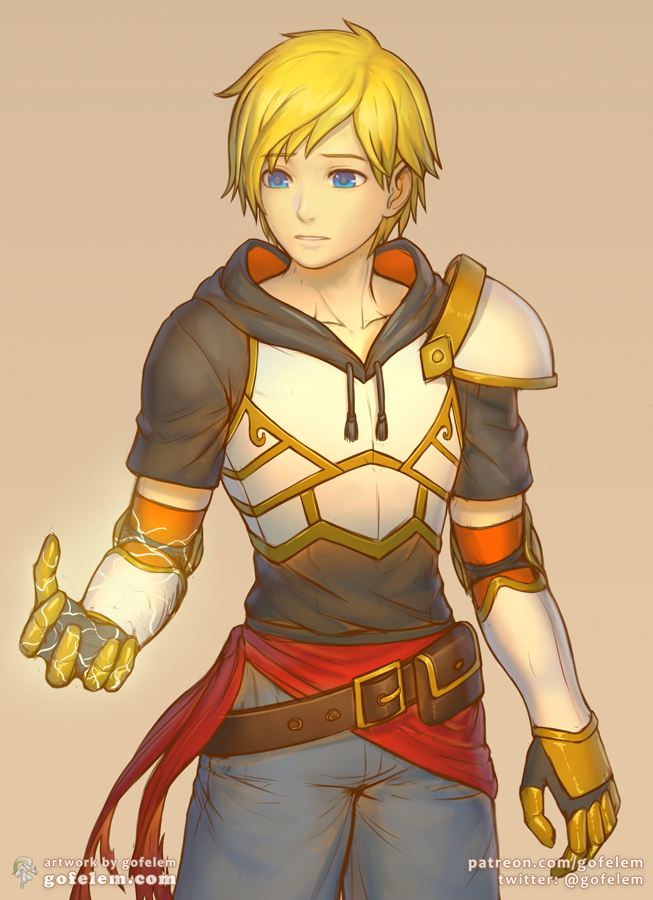 Jaune Arc from RWBY, was just planning to only watch a few episodes as rese...