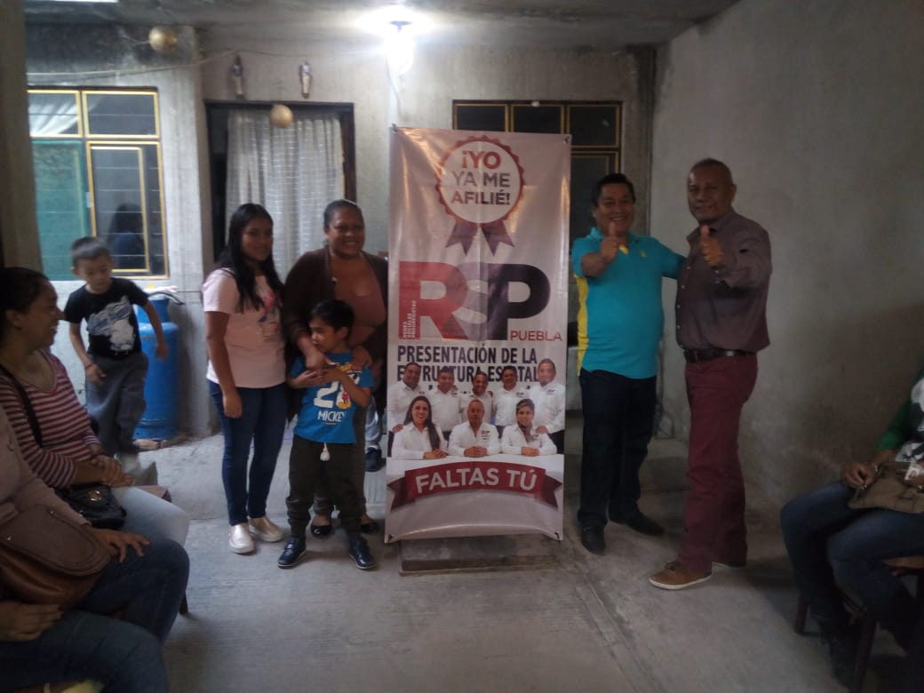 Rsp6519's tweet photo. Vamos por más afiliados a Redes Sociales Progresistas  del Estado de Puebla #pronto seremos partido @renefuji @Neder_oficial @othon1989 @OthonGJ @cirilo_salas @CiriloSalasH @ElbaEstherGM https://t.co/Ip3nwefite
