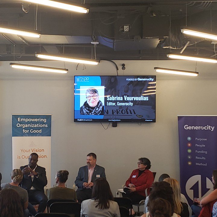 VBetter's tweet photo. #TappSocial x @Generocity mashup for the first time in Philly talking diversity, equity, and inclusion within the social impact space. https://t.co/Q5io62WjfH