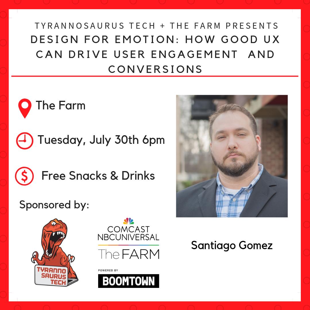 The Experience is The Product <=> The Product is the Experience. 
RSVP now buff.ly/2JEXzQj for our event at @TheFarmATL on July 30th with Santiago Gomez as he helps demystify the KPI’s by which executives can judge product success and the ROI of an improved #UXUI design.