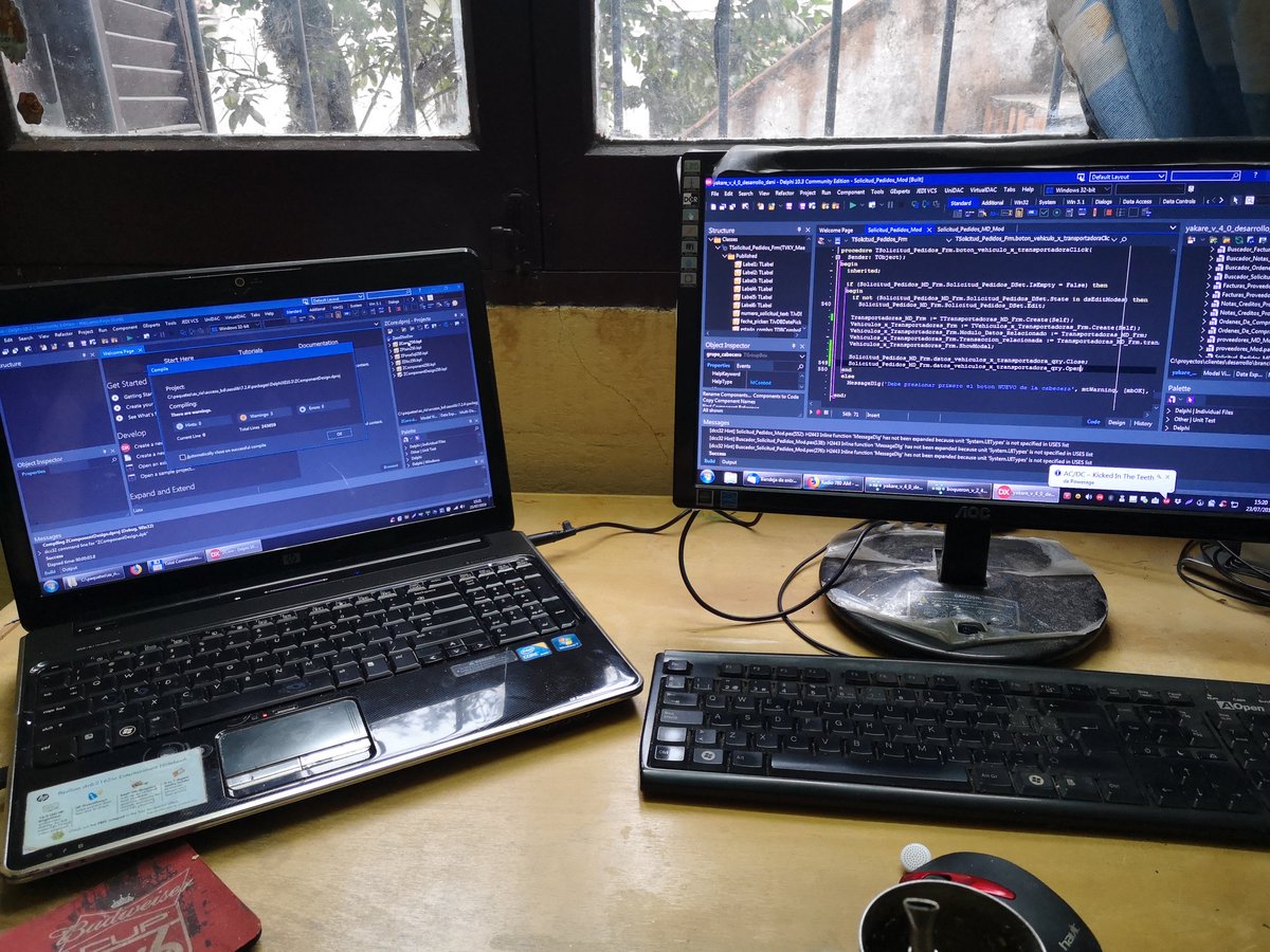 aristides616's tweet image. Y que tal tu día
Aquí divertido, re instalado mi IDE de trabajo 😐
#delphi10.3