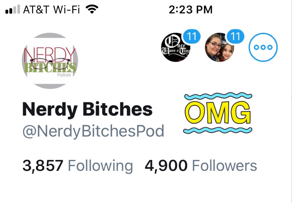 NerdyBitchesPod's tweet photo. Closing in on that goal, y’all!!! I cannot even believe it!! We should do a giveaway or some shit at 5,000. What say you? Giveaway?
Please keep sharing and spreading the love!! #5korbust https://t.co/bKkPPekM3b