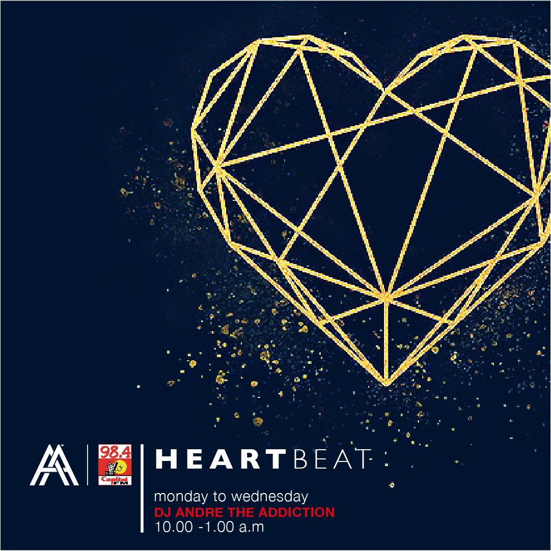 karundu's tweet photo. The addiction #ampedwithandre #heartbeat984 @CapitalFMKenya #loversrock @Andreflavour https://t.co/YR5s7yqspT