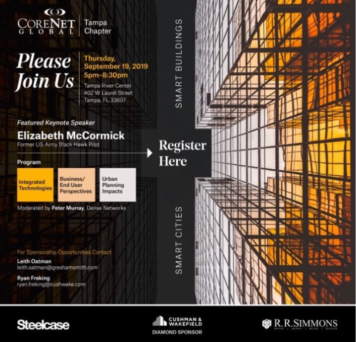 Just announced! Join us for this year’s MegaEvent on September 19th! Register at resources.corenetglobal.org/Meetings/Meeti…