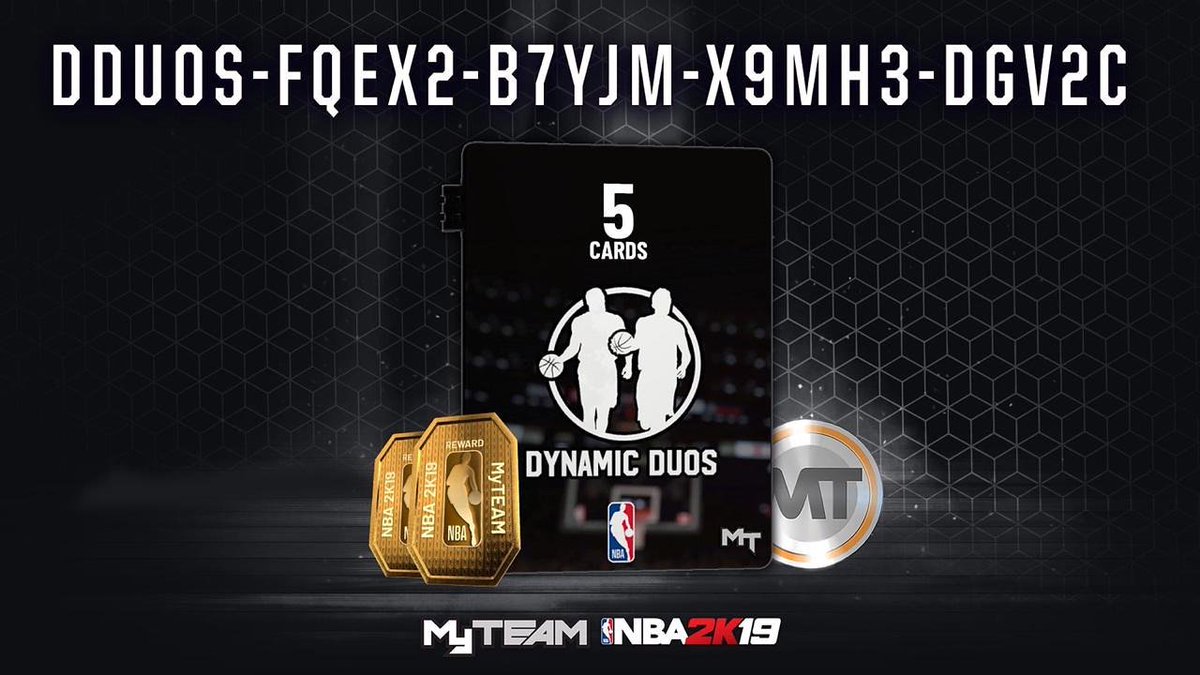 TDstubs's tweet photo. 🚨 #Lockercode! Use this #code for a chance at a Duos pack, up to 7,000 #MT, or a max of 25 #tokens. Available for one week!
For More #LockerCodes #VC #MT #Token #NBA2K19 #NBA2K20
👉Follow Us Right Now ❤
#NBA #2K #2k19codes #2k20 #2k19lockercodes #lockercodes2k19 https://t.co/GerkkH4SAd