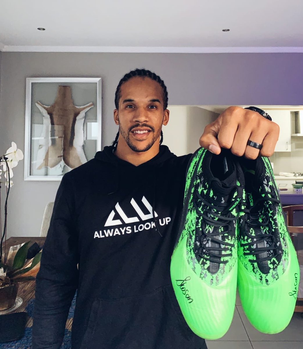 Order any ALU item online at skosanapparel.com and stand a chance to win this autographed pair of boots! You have to order before 31 July 2019.