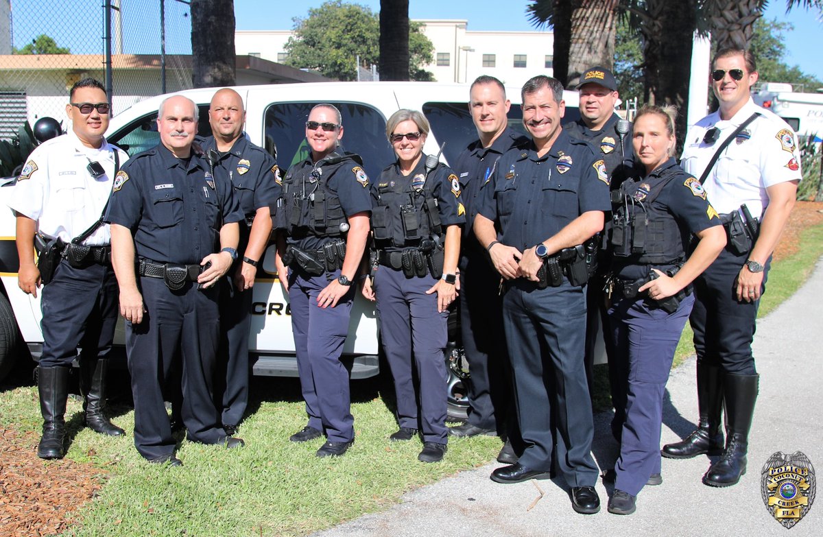 CoconutCreekPD's tweet photo. Many thanks to @CityOfMargateFL PD for inviting us to the launch of its #ProjectAutism this morning and its #TouchaTruck at Coral Gate Park! #WorkingTogether #MakingaDifference https://t.co/kKUcZlx7G6