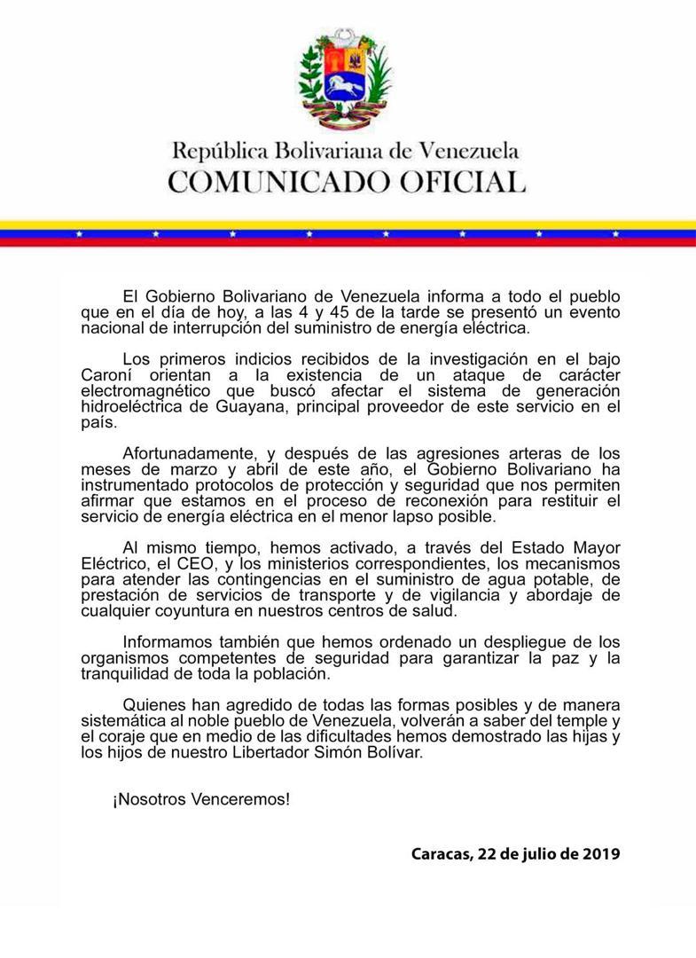 ¡¡Venceremos!!
⏩#VenezuelaEnBatalla
⏩#JuntosPorVenezuelaBella
⏩#MnoalConsolidaLaPaz
⏩#DiálogoAvanza
⏩#EnDefensaDeLaPaz
🇻🇪#A6AñosDeTuSiembraComandante🇻🇪
🇻🇪@NicolasMaduro @dcabellor🇻🇪
🇻🇪@CarnetDLaPatria @tuiteros_vzla.@Patria_ve🇻🇪