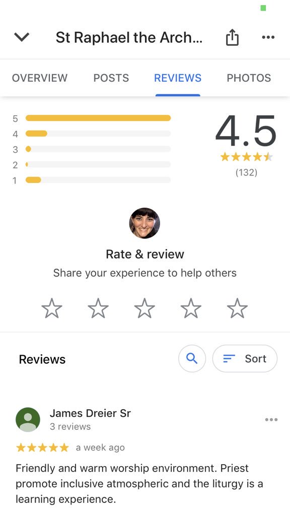 thirdfencepost's tweet image. Hate to break it to you @linorulli but Google already took your idea for rating churches. Here’s the rating at the church I work at and my favorite review. I kind of feel like bad church reviews could be a segment? @catholicguyshow