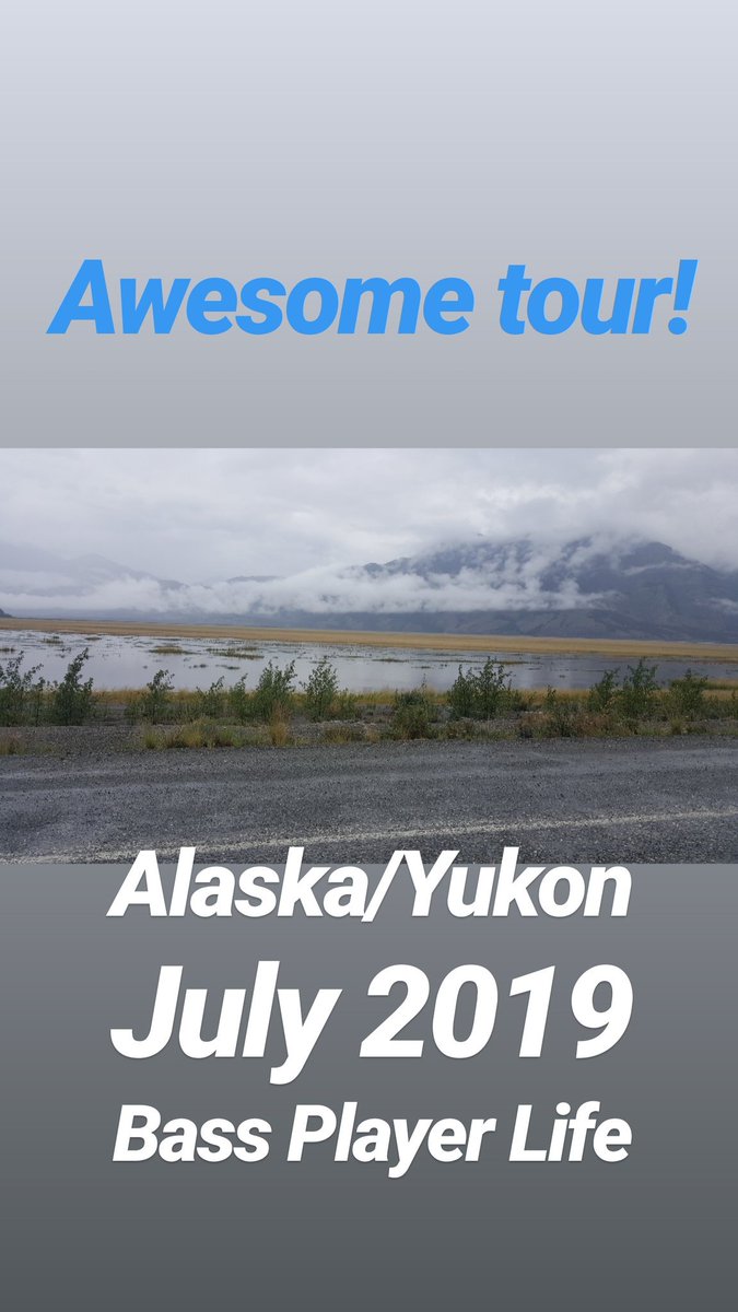 RoxxHunter's tweet photo. *...Awesome tour of #Alaska and the #Yukon. Made a lot of new friends and fans. Played the best, nastiest, skankiest, most groovin' bass of my life. Hope to be back to #Fairbanks soon...* #RoxxHunter #Bass #OnTour #MusicianLife #OriginalMusic #Festival #EsterFest #Nature https://t.co/qVH1S5vcGJ