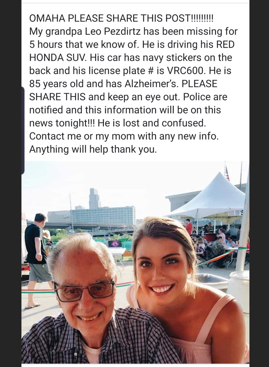 <a href="/omaha_scanner/">Omaha Scanner</a> 
Need help finding a vulnerable adult missing from the area of 73rd and Grover #BOLO RED HONDA CRV
