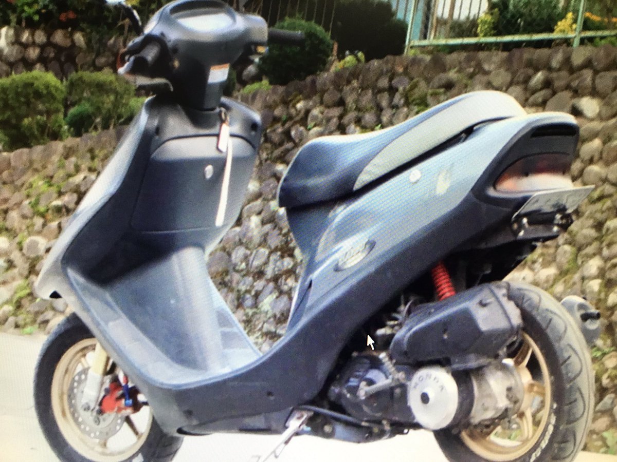 タクト　ディスクブレーキ　ホンダスクーター AF31 結構希少なaf31タクト(af30のディスクブレーキ仕様)の書付きフレーム