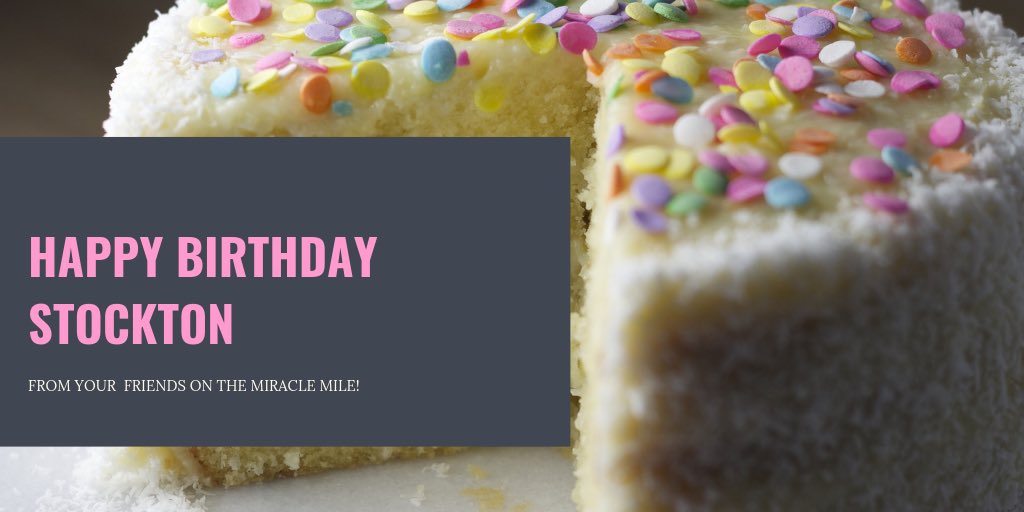 miraclemile209's tweet photo. We wanted to wish the city we call home a Very Happy Birthday. Cheers to your best year yet! 

#stockton #stocktonca #reinventstockton #visitstockton #stocktonmiraclemile #miraclemilestockton #sanjoaquin #california https://t.co/tYnV92iHwg
