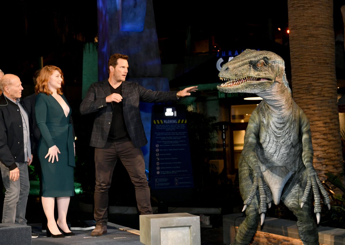 They spared no expense! <a href="/prattprattpratt/">Chris Pratt</a> &amp; <a href="/BryceDHoward/">Bryce Dallas Howard</a> celebrated the grand opening of #JurassicWorld - The Ride at <a href="/UniStudios/">Universal Studios Hollywood</a> last night. Experience it for yourself now. It just got real.