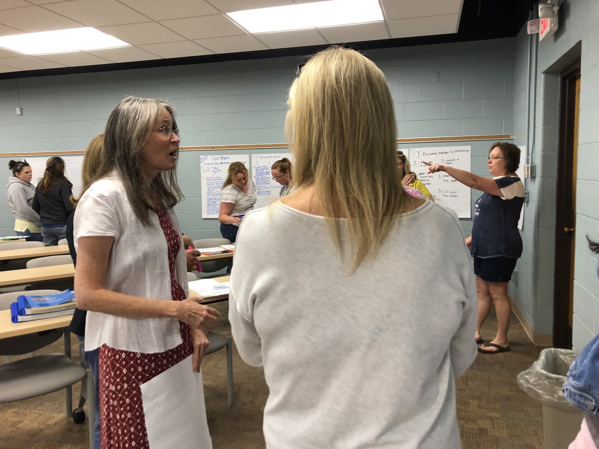bgparson's tweet photo. Teachers completely engaged and vested in @thinkSRSD for two amazing days. Thank you @LeslieLaud and @cabellschools for the tools to empower students’ voice through the gift of writing! https://t.co/tEaGFuWSSe