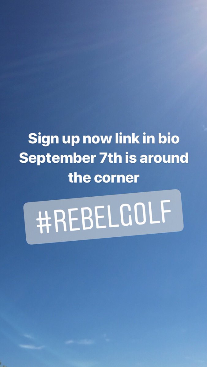 RebelGolf2014's tweet photo. #RebelGolf time to register for our 19th Annual Rebel Golf Tournament!!! Join us on Saturday, September 7, 2019 at Glen Eagle Golf Club in Bolton for a great day of golf, food and prizes!! Check out our link website for more information and to register. https://t.co/ZYgDX2xvfv
