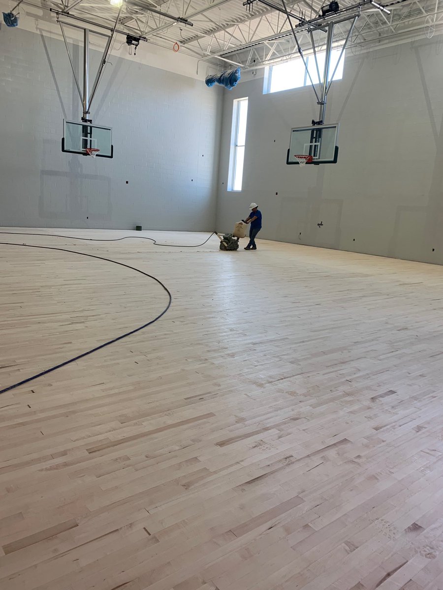 StevenASayers's tweet image. The gym floor is nearing completion at the new Powers Elementary! #excitingproject #greatforkids #greatforstaff #greatforcommunity