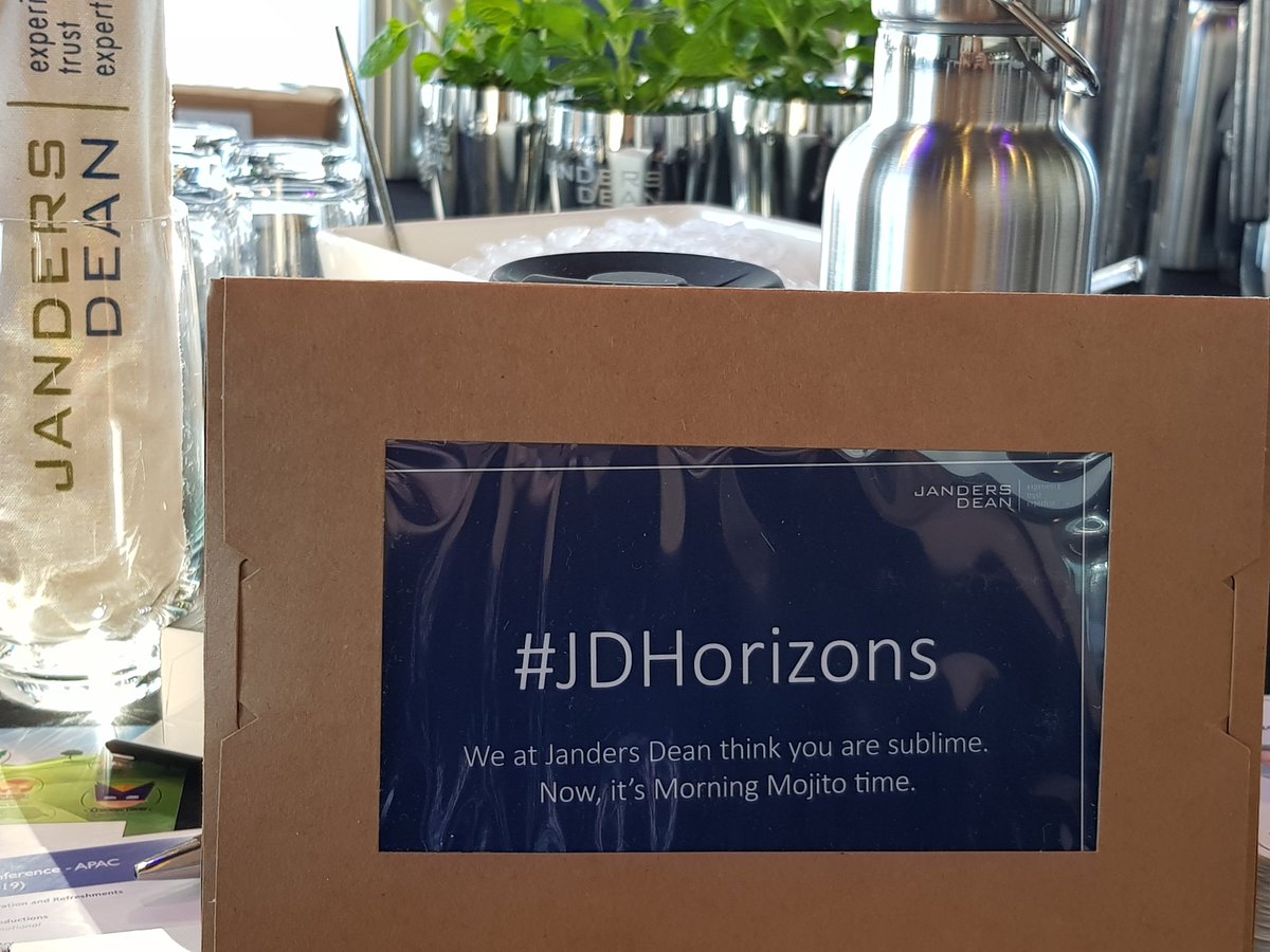 It's never too early for a cocktail! #midmorningmojitos #howinnovative #JDHorizons