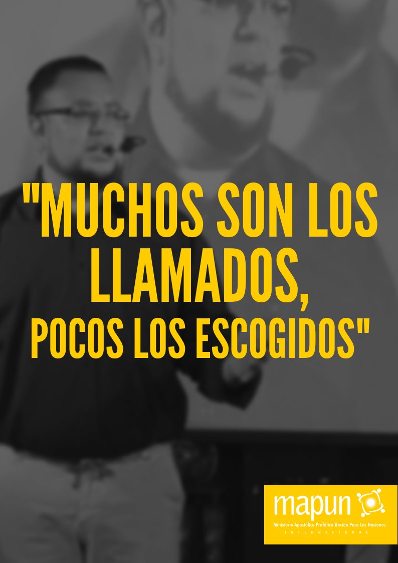 ApostolHaroldA's tweet photo. Muchos Son los Llamados, pocos Los Escogidos https://t.co/oGSiV40jRy