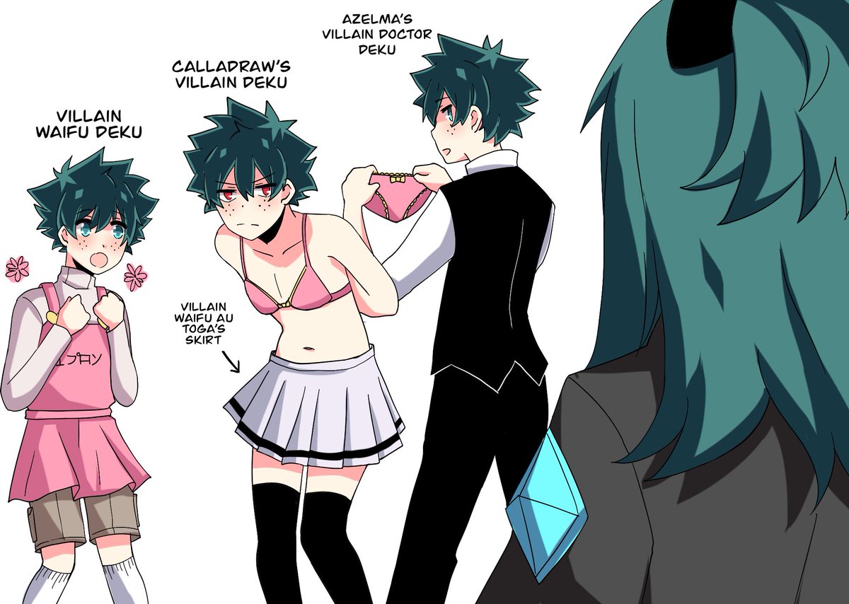 I CAN EXPLAIN- Calladraws and Azelma made fanarts of our villain Deku’s and...