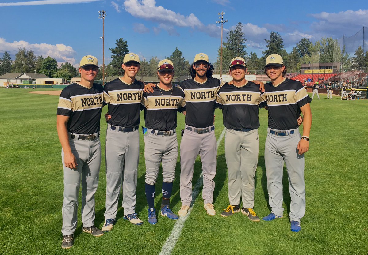 HarbourCats's tweet image. Our six HarbourCats are ready to go for the 2019 WCL All-Star Game. Jack Hyde starts on the mound, Parker Bramlett at short, Frankie Niemann at catcher, Nick Plaia in right and Jason Willow in Left. Tyson Hays will catch the second half of the game! Congratulations to all again!