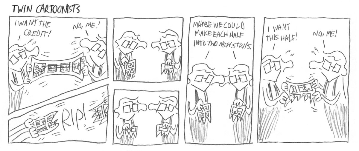 tymime's tweet photo. This is no way represents how we work together
#krackerjack #twincartoonists https://t.co/iIRvQE81zB