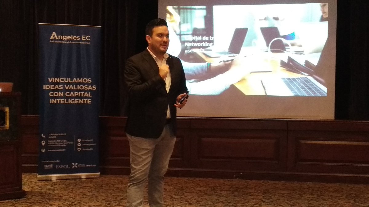 RedAngelesEc's tweet photo. Hoy se presentaron en la Rueda de Inversión de #AngelesEC los emprendimientos: #ComprasEc @geevoio @prime_doctor 

@espae @espol @XCala_ 

#Inversionistasangeles #Startups #Emprendedores https://t.co/Vv2qM0LJFZ