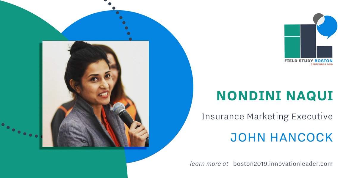 InnoLead's tweet photo. .@NondiniNaqui, Insurance Marketing Executive for @JohnHancockUSA, will be joining us at our #Boston Field Study as a whiteboard session speaker on Sept. 19th-20th! Register today to learn from Naqui and connect with and corporate innovators: https://t.co/E09X3dmIIm #ILFieldStudy https://t.co/rHqn7IsP21
